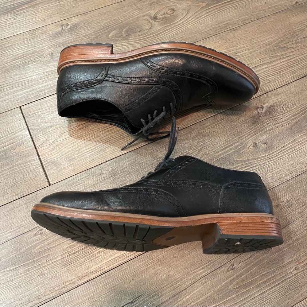 PERRIS ELLIS PORTFOLIO black and brown dress shoes - Picture 4 of 10